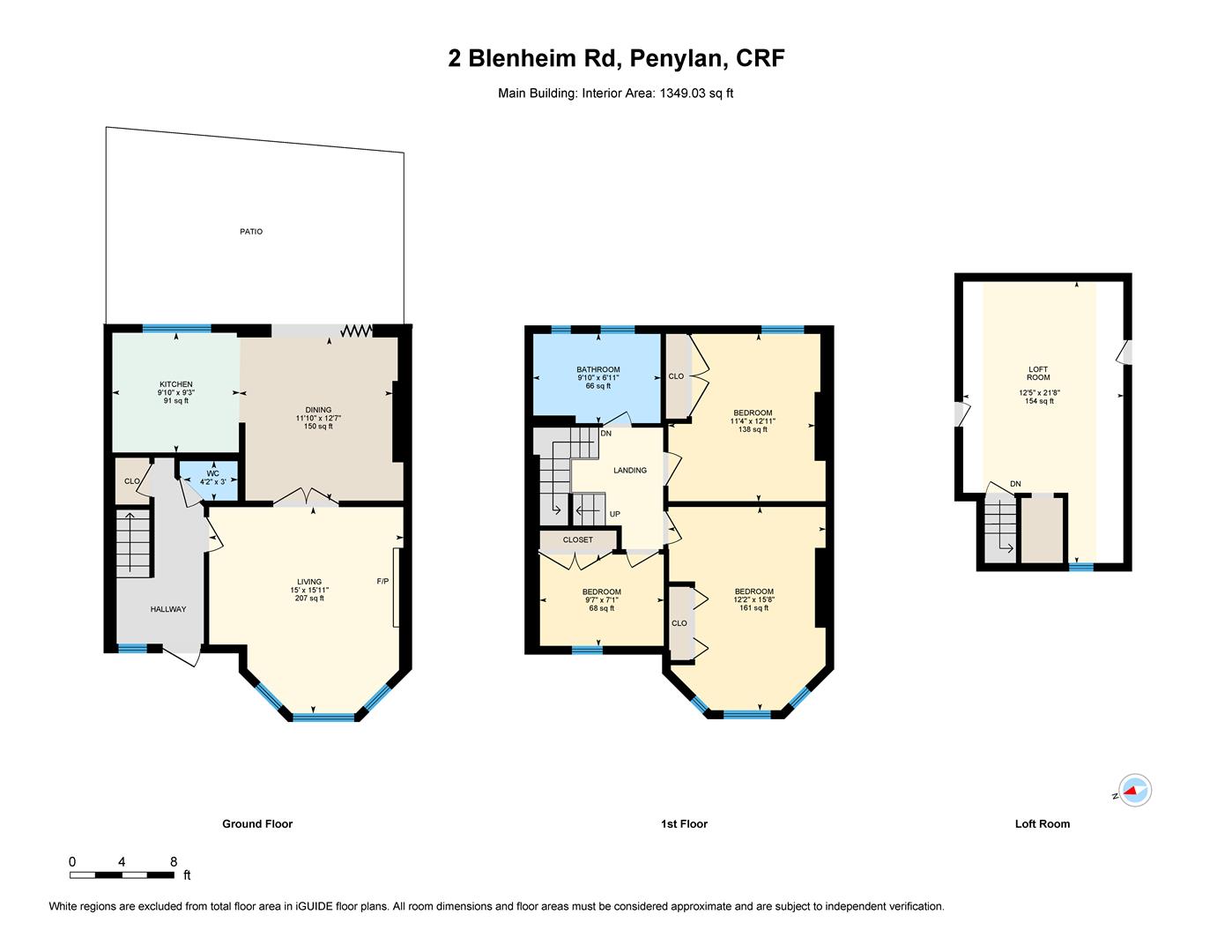 Floorplan for Blenheim Road, Penylan